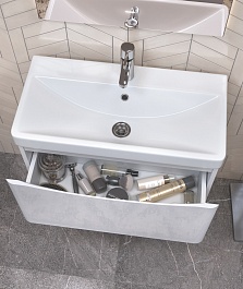 Vigo Мебель для ванной Glem 700-0-1 подвесная белая – фотография-7